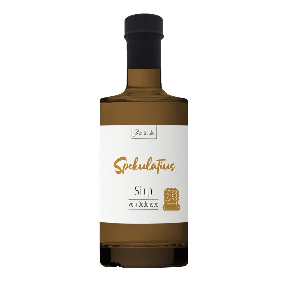 Organic Speculatius Syrup 3 x 350 ml  Gensle Specuulatius Syrup from Lake Constance  Winter Syrup  Naturally Without Additives