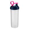 HOMESHOPA 740ml Protein Shaker Bottle, Pink Ring Clip BPA Free Sports Water Bottles, Leak-Proof Screw-On Lid & Drinking Flip Cap, Durable Drink Bottle for Fitness Gym Camping Outdoor view 1