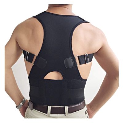 ADITAM Unisex Posture Corrective Girdle Cervical Back Support Belts Posture Corrector Corset Upright Posture Waist Trainer For Backache (Color : White, Size : Xxx-Large) (Pink Xxx) Double the comfort