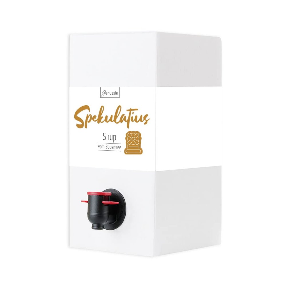 Organic Speculatius Syrup 3 Litres  Pensle Specuulatius Syrup from Lake Constance  Winter Syrup  Naturally Without Additives