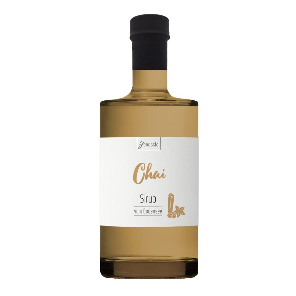 Chai Syrup 700 ml  Pleasant Spice Syrup from Long Large, at Lake Constance, Winter Chaise Syrup, Naturally Without Additives