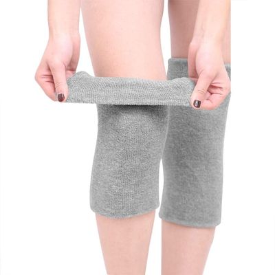 1 Pair Unisex Terry Knee Warmer Cold-proof Insulated Kneepad Thick Elastic Knee Support Brace Winter Warm Knee Sleeves Sports Knee Protector for Cycling Dancing, Cold Knee Pain Arthritis Relief