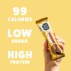 YuBi Peanut - 12 Pack - Protein Bars - 99 Calories, High Protein, High Fibre, Low Sugar, Gluten Free and Dairy Free - Healthy Snacks/Nutrition Bar - Chocolate Bars - 420g view 4