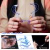 60 Pack Dental Cheek Retractor Mouth Opener Cheek and Lip Retractor with 3 Pack Teeth Shade Guide for Speak Out Game Teeth Whitening Clear Blue C Shape (Size S, M, L) view 4