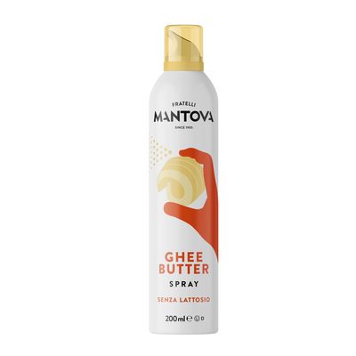 Ghee Butter Spray 200 ml - 100% Natural, 100% Light, 100% Easy  Cooking and Seasoning- Fratelli Mantova since 1905