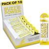 Buzz Power Honey Energy Gels for Running with 25g Carbohydrate (10 Pack) - Natural Running Gels with Performance Electrolytes, Glucose & Fructose for Endurance Athletes and Outdoor Activities view 1