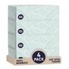Save Trees Bamboo Facial Tissues - 4 Boxes of Eco-Friendly, 3-Ply Hypoallergenic Tissues, 90 Sheets per Box, FSC Certified, Plastic-Free Packaging, Soft & Gentle for Home Use view 1