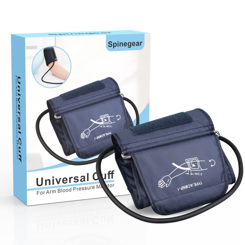 Spinegear Extra Large Cuff for Blood Pressure Monitor 35-52cm Universal Cuff Replacement for Most BP Machine Suitable for Large Big Upper Arm with Replaceable Connector CK A138 A139