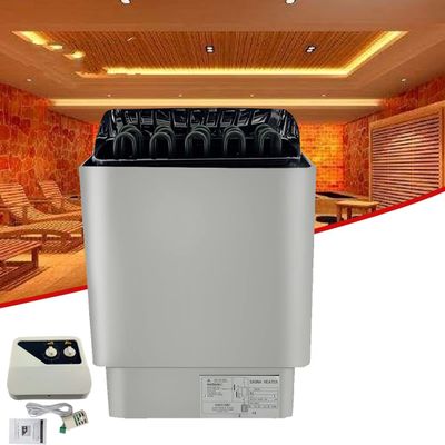 UIGJIOG Sauna Room Electric Sauna Heater External Control Sauna Stove Wet Dry Sauna Spa 2 Working Modes Temperature Sensor Stainless Steel Fit for 9-13Msauna Room,9KW