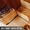 UIGJIOG Sauna Room Electric Sauna Heater External Control Sauna Stove Wet Dry Sauna Spa 2 Working Modes Temperature Sensor Stainless Steel Fit for 9-13Msauna Room,9KW view 4