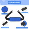 LOSCHEN Non-Slip Seat Belt, Thick Chair, Abdominal Area, Adjustable, Anti-Fall Slip with Buckle, for Elderly, Seniors (Blue) view 3