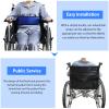 LOSCHEN Non-Slip Seat Belt, Thick Chair, Abdominal Area, Adjustable, Anti-Fall Slip with Buckle, for Elderly, Seniors (Blue) view 4