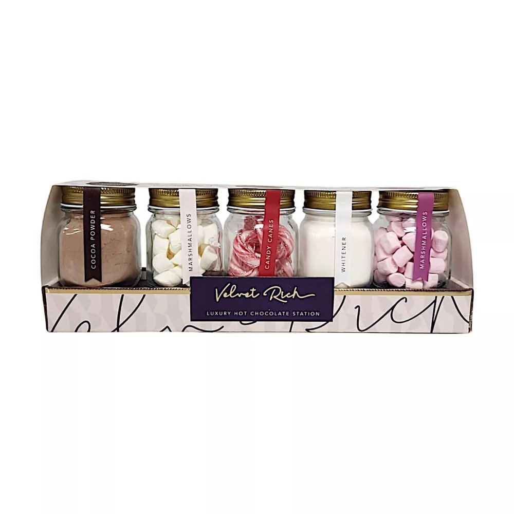 Hot Chocolate Station Velvet Rich Collection Xmas Party Marshmallows with Different Flavour Christmas Pack NEW