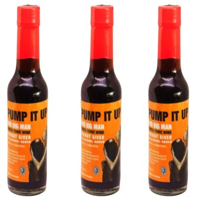 Pump It Up Tonic Wine (Jamaica) 148ml (Bundle of 3)