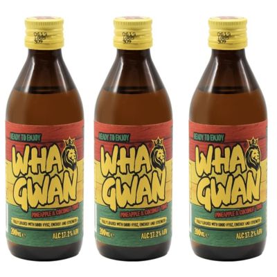 Wha Gwan Pineapple Coconut Tonic Wine 200ml (Bundle of 3)