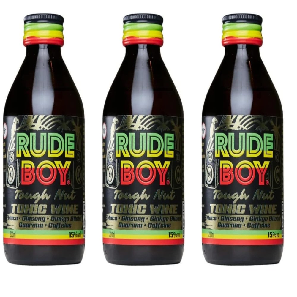 Rude Boy Tough Nut Tonic Wine 200ml (Bundle of 3)