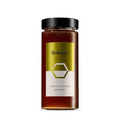 Balqees Raw Honey Fusion Honey (Lemon & Ginger, 400g)