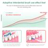 Deuson 160Pcs Interdental Brush Toothpick Soft Silicone Tooth Picks Dental Tooth Cleaning Tool Safe Floss Interdental Brush Stick Portable Ultra Tight Bristles Reusable for Teeth N(160PCS,blue) view 3