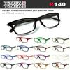 TWINKLE TWINKLE Big Lens Simple Plain Colourful Reading Glasses/Comfort Designed R140 (2 Pairs Coffee, +3.50 Magnification) view 3