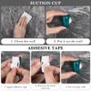 Linkidea Travel Toothbrush Head Covers with Suction Cup, Portable Wall Mount Toothbrush Cap Holder for Outdoor (12 Pcs) view 3