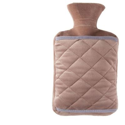 CTLH20 1Pcs 1000ml Portable Hot Water Bottle Color Thick Water Hot Accessory Water Random Bags Hot Bottle Rubber Color House-02 Cloth cover,France
