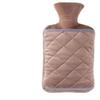 CTLH20 1Pcs 1000ml Portable Hot Water Bottle Color Thick Water Hot Accessory Water Random Bags Hot Bottle Rubber Color House-02 Cloth cover,France view 1