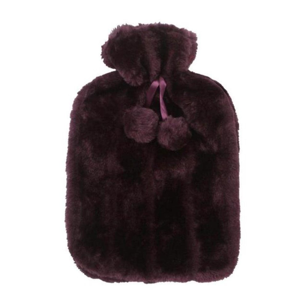 CTLH20 Hot Water Bottle 2 Liters Heating Pad With Fleece Cover Reusable Hot Water Bag For Hot Compress Hand Hot Water Bottle For Feet-E,SPAIN
