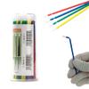 SNAWOP Dental Micro Applicator 100PCS Disposable Brushes 4 Colors Bendable Oral Swab Sticks for Teeth Whiteming and Tooth Cleaning view 1
