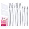 SINAHET Dermaplaning Tool (12 Count), Professional Face Razors for Women, Facial and Eyebrow Hair Removal, Gentle Skin Exfoliation Blade view 1