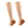 2 Pairs Zipper Compression Socks,Toeless Calf Zipper Compression Socks with Medical Gradient Compression for Men Women Varicose Veins Edema Recovery view 1