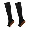2 Pairs Zipper Compression Socks,Toeless Calf Zipper Compression Socks with Medical Gradient Compression for Men Women Varicose Veins Edema Recovery view 1