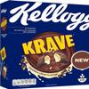 3 x Kellogg's Krave Cookies & Cream Flavour Crispy Cocoa Cereals, Filled with Cream view 3