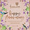 Holdsworth Chocolates Occasions Collection - Happy Anniversary Box Filled with Handmade Truffles and Assorted Milk, Dark and White Chocolates Perfect for gifting 110g view 1