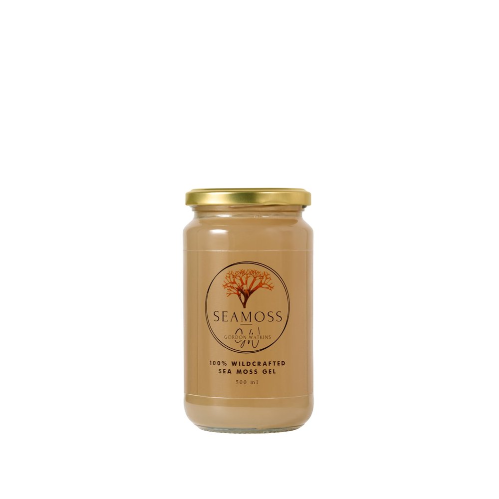 Sea Moss Gel, Made with Wildcrafted, Organic Irish Sea Moss from Grenada. Vegan. Dr Sebi Approved. (Ashwagandha, 500ml)