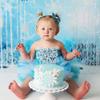 Rsstarxi 1Pack Snowflake Cake Topper Winter Baby It's Cold Outside Cake Pick Baby Shower Cake Decorations for Snowflake Theme Kids Birthday Christmas Party Silver view 3