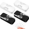 4 Pcs Flosser Dispenser Travel Dental Floss Case Tooth Picks Flossers Refillable Floss Pick Dispenser Portable Floss Pick Holder Travel Floss Organizer with Dental Floss for Women Men Teeth Cleaning view 1