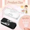 4 Pcs Flosser Dispenser Travel Dental Floss Case Tooth Picks Flossers Refillable Floss Pick Dispenser Portable Floss Pick Holder Travel Floss Organizer with Dental Floss for Women Men Teeth Cleaning view 2