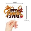 Happy Thanksgiving Cake Topper Happy Fall Day Autumn Fall Harvest Maple Pumpkin Give Thanks Friends Party Decorations Supplies view 2