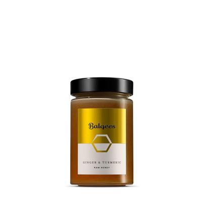 Balqees Raw Honey Fusion Honey (250g, Ginger & Turmeric)