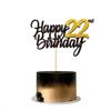 happy 22nd birthday cake topper view 3