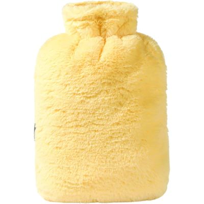 TIANYIA Reusable Cute Hot Water Bottle, Creative Hot Water Bag with Faux Fur Cover, Hot Pack for Menstrual Cramps, Neck & Shoulder Relief Portable