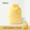 TIANYIA Reusable Cute Hot Water Bottle, Creative Hot Water Bag with Faux Fur Cover, Hot Pack for Menstrual Cramps, Neck & Shoulder Relief Portable view 2