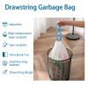 Bin Bags Food Waste Bins Liners with Tie Handles Drawstring 12L White Compatible HUAPPNIO Hanging Rubbish Cans (No storage box, 12L) view 2