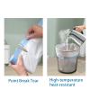 Bin Bags Food Waste Bins Liners with Tie Handles Drawstring 12L White Compatible HUAPPNIO Hanging Rubbish Cans (No storage box, 12L) view 4