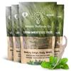 Biodegradable Straw Wheat Dental Floss Picks (200 Count) | Eco-Friendly Sustainable Flossers for Teeth Cleaning view 1