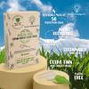 Biodegradable Straw Wheat Dental Floss Picks (200 Count) | Eco-Friendly Sustainable Flossers for Teeth Cleaning view 2