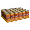 BARR 24 Pack Sparkling Orangeade, Low Sugar Orange Flavoured Fizzy Drink, Sparkling Fizzy Pop, 24 x 330ml Cans view 2