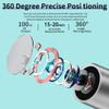 Dia 3.9mm WiFi HD 1080P Ear Cleaner Otoscope Endoscope Ear Spoon Ear Wax Cleaner USB Load Otoscope,Wi -Fi Visible Wax Elimination Spoon (White +8PCs Ear Wax Spoon) view 2