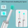 Dia 3.9mm WiFi HD 1080P Ear Cleaner Otoscope Endoscope Ear Spoon Ear Wax Cleaner USB Load Otoscope,Wi -Fi Visible Wax Elimination Spoon (White +8PCs Ear Wax Spoon) view 3
