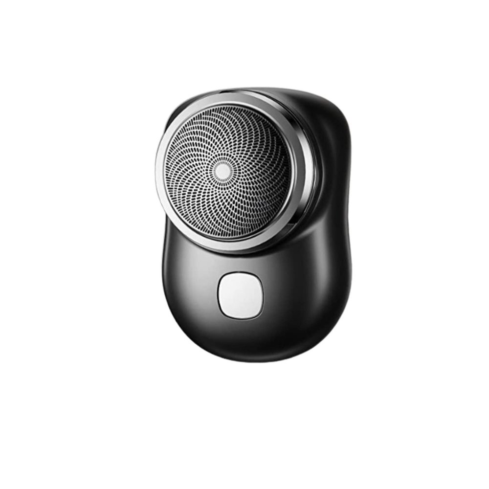Gochicgolden Mini-Shave Portable Electric Shaver, Mini-Shave Portable Electric Shaver Washable-Electric Razor for Men, Electric Razor for Men Small Convenient Detachable Cutter Head (Black)